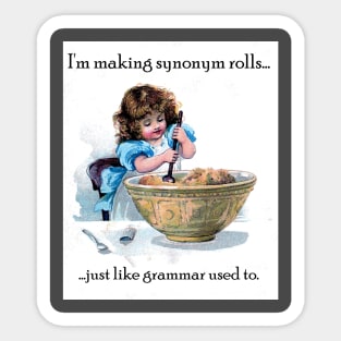 Synonym Rolls Sticker